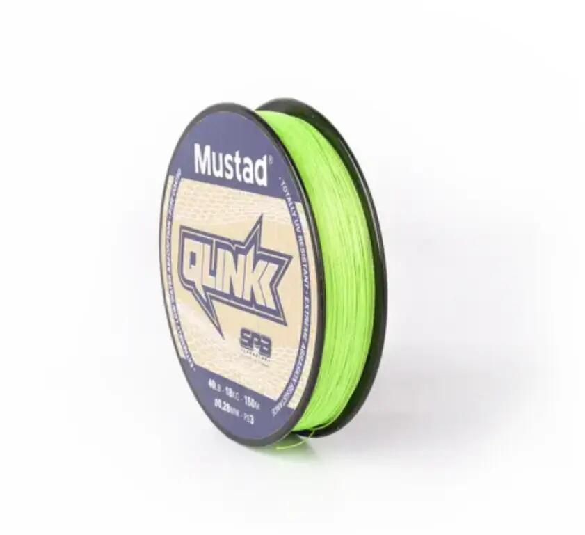 Mustad Qlink braid chartreuse 0,08 mm / 2,7 kg / 150 m textil zsinór 5/5