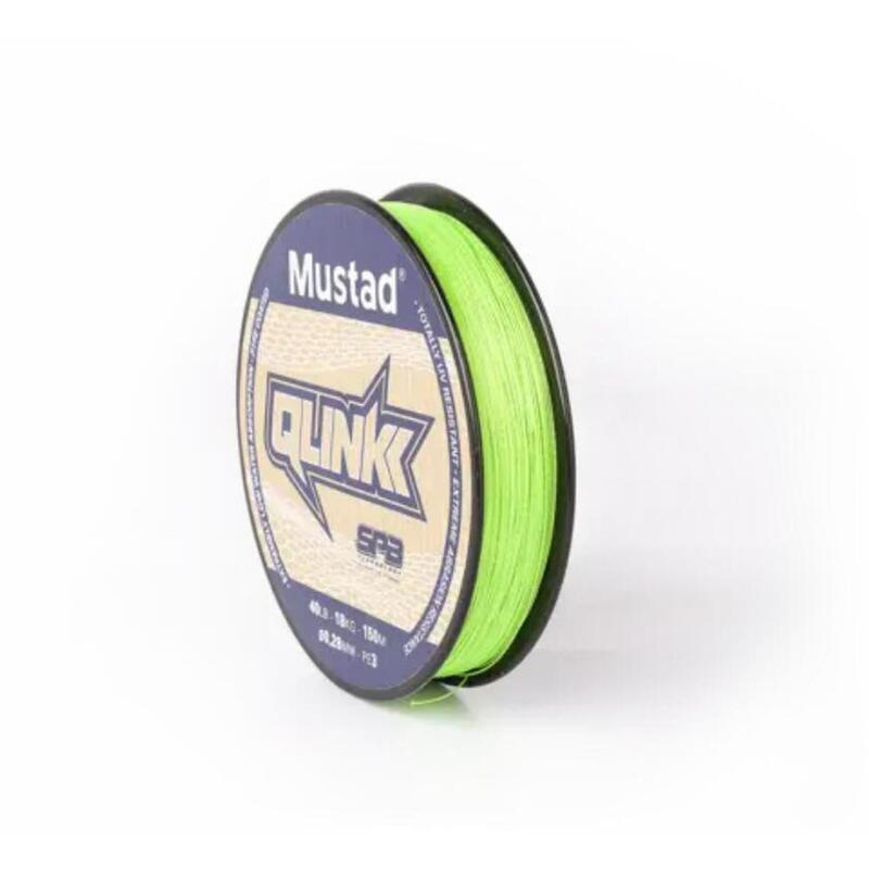 FIR TEXTIL MUSTAD QLINK BRAID CHARTREUSE 008MM/2,7KG/150M