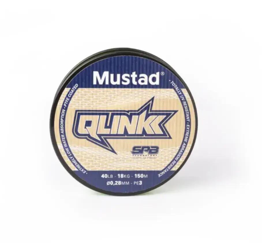 Mustad Qlink braid chartreuse 0,08 mm / 2,7 kg / 150 m textil zsinór 3/5