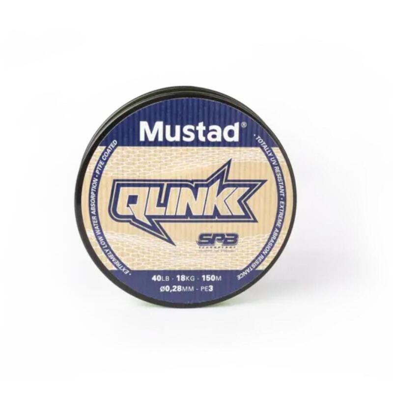 FIR TEXTIL MUSTAD QLINK BRAID CHARTREUSE 008MM/2,7KG/150M