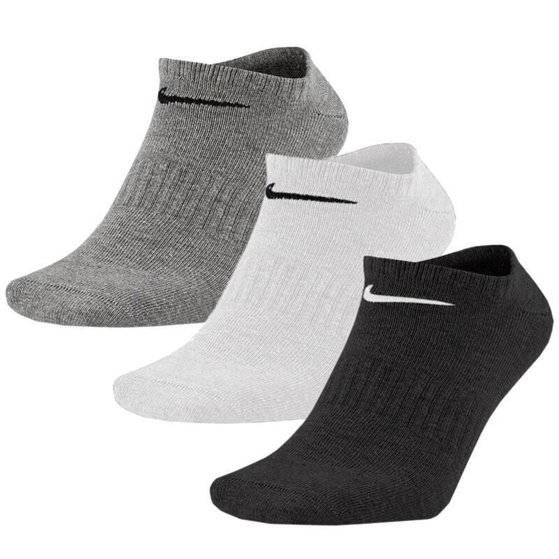 MEDIAS Nike Everyday Lightweight No-Show 3pack, Blanco, Unisexo