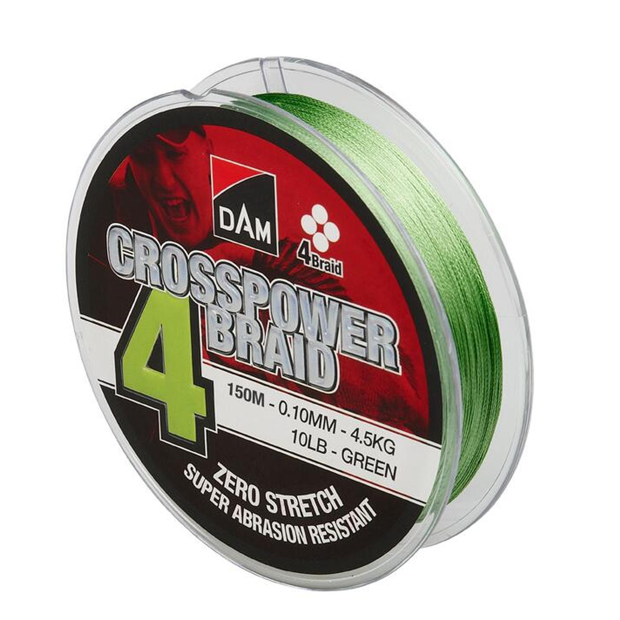 FIR TEXTIL DAM CROSSPOWER 4X GREEN 022MM/11,3KG/150M