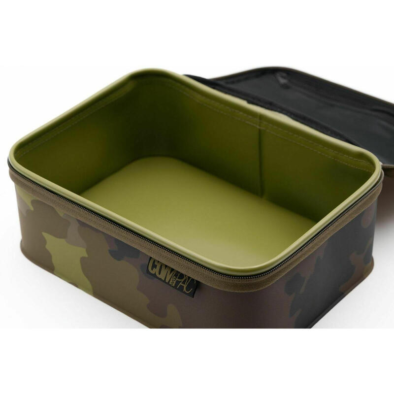 GEANTA SEMIRIGIDA PENTRU ACCESORII KORDA COMPAC 110 CAMO, 18.5X11.5X6 CM
