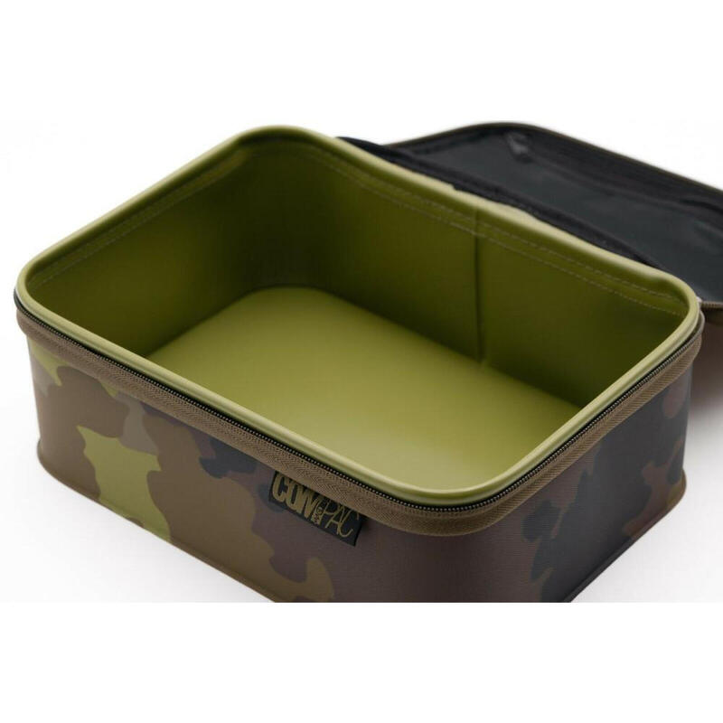GEANTA SEMIRIGIDA PENTRU ACCESORII KORDA COMPAC 125 CAMO, 20.5X13.5X7 CM
