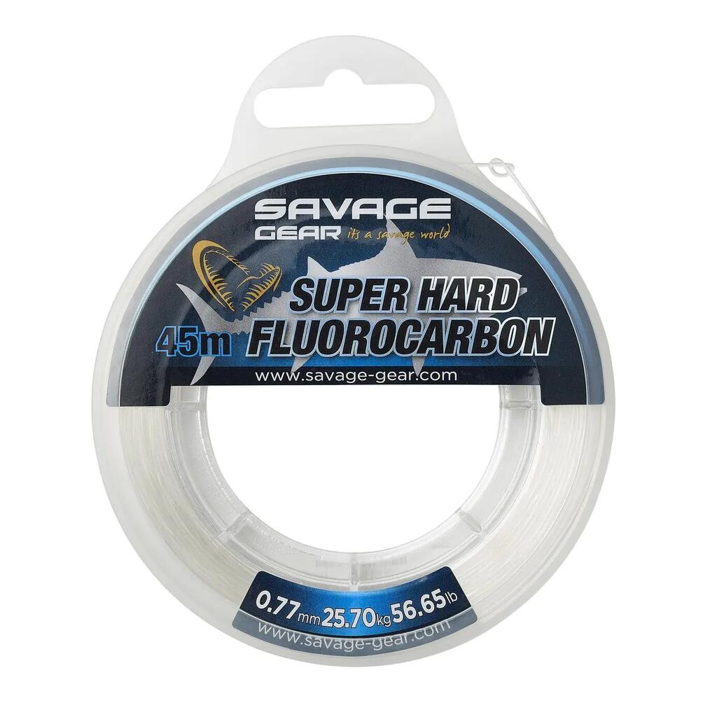 Leader Line + Savage Gear + Super Hard Fluorocarbon 0.77 mm 25.7 kg 45 m