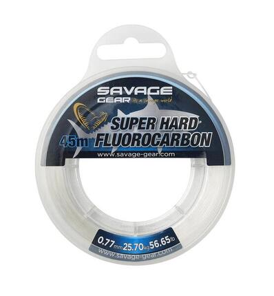 Fil fluorocarbone dur Savage Gear 0,77 mm 25,7 kg 45 m