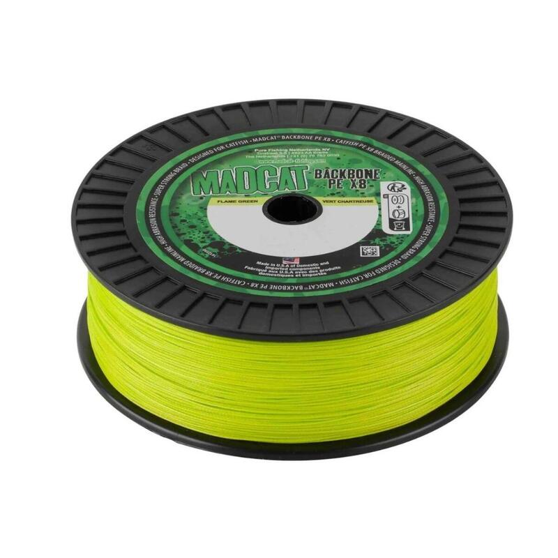 Fir textil Dam Madcat PE X8 Chartreuse 0.45 mm / 47.7 kg / 300 m