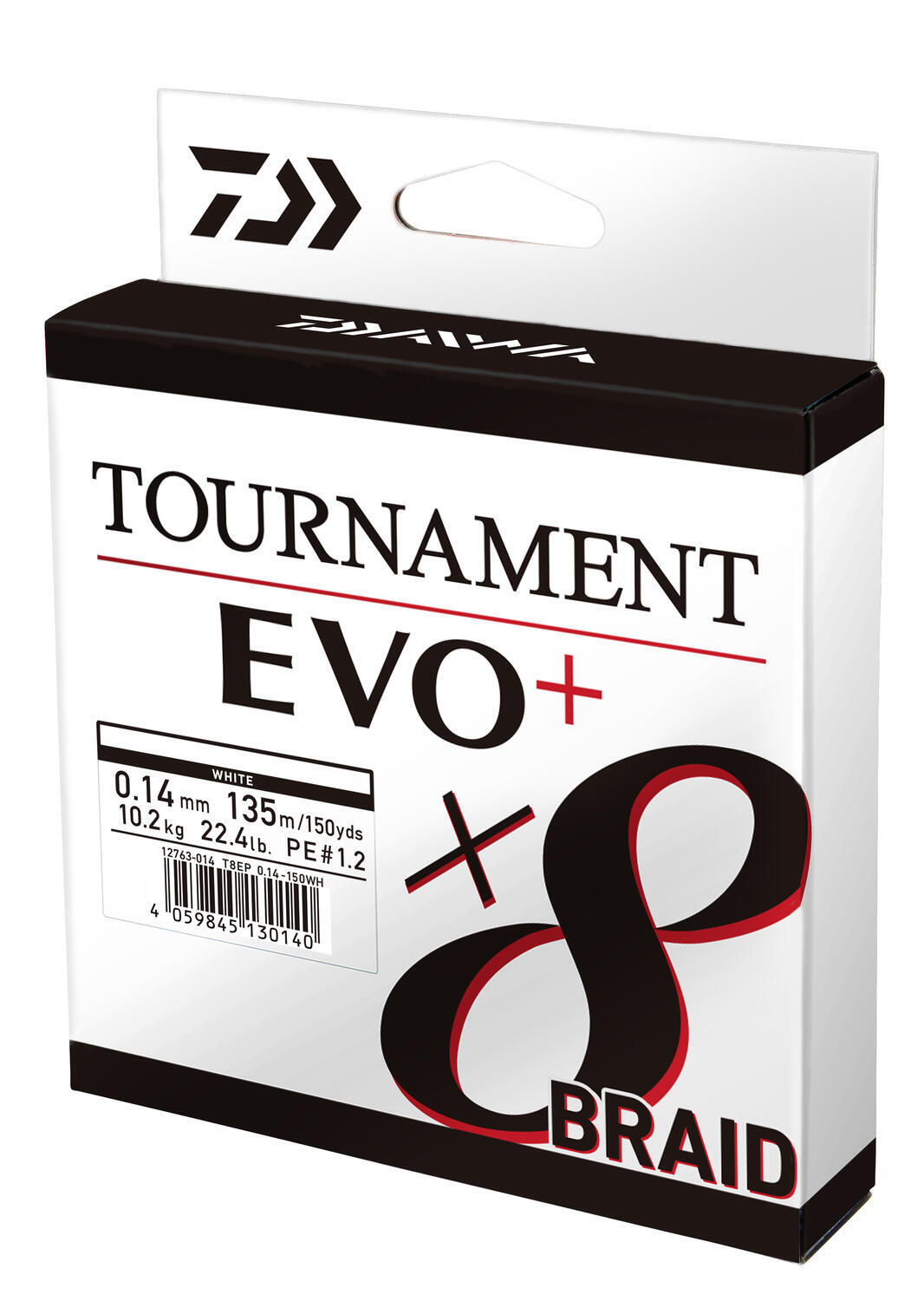 DAIWA TOURNAMENT 8X BRAID EVO+ FONDANT TEXTIL FEHÉR 016MM/12,2KG/135M 2/2