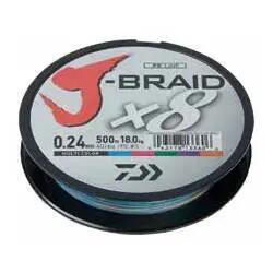 DAIWA J-BRAID X8 MULTICOLOR 020MM/13KG/150M TEXTIL ZSINÓR 2/2