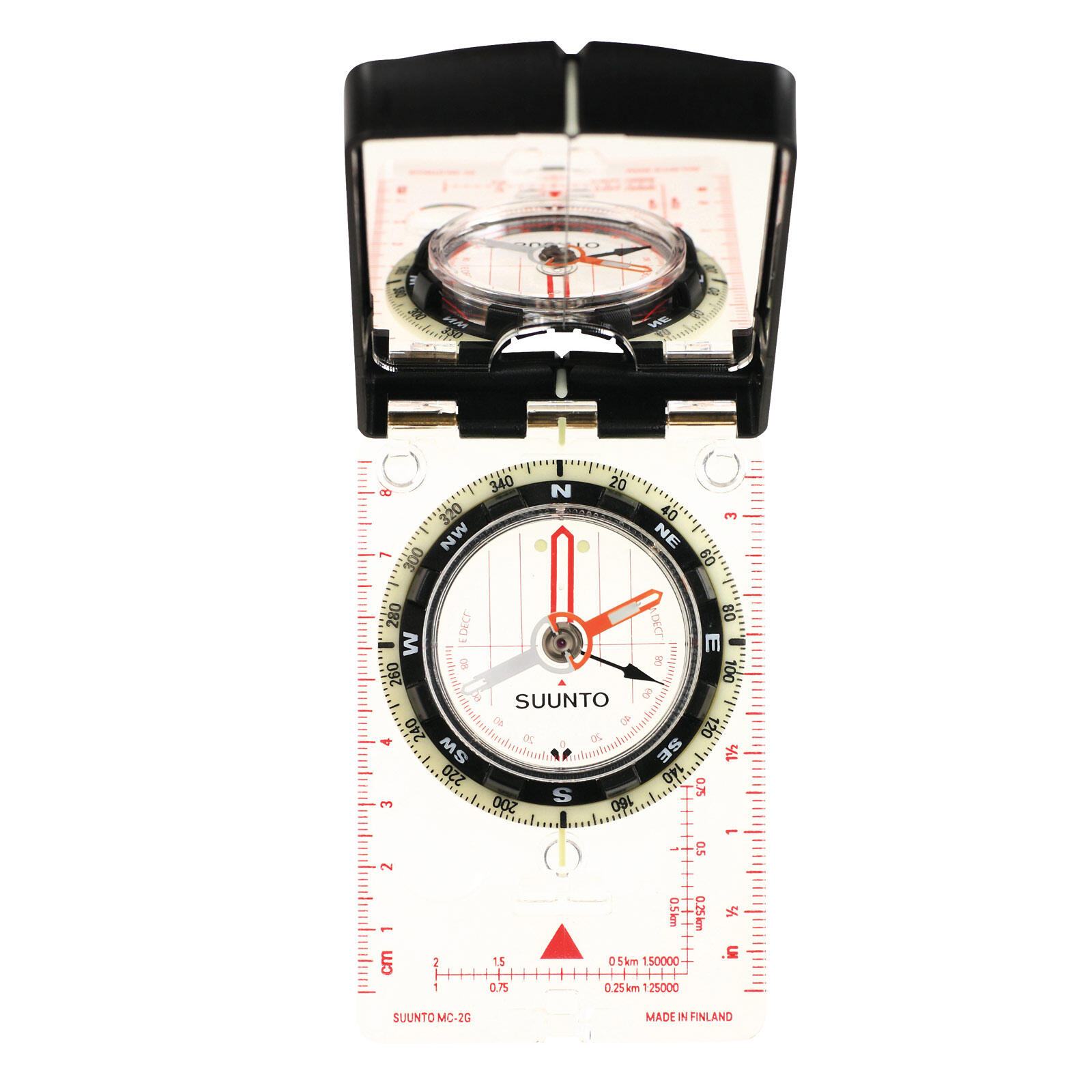 MC-2 360 G/D/L Mappa Bussola Escursionismo Cuscinetto Specchio Tascabile 2/6