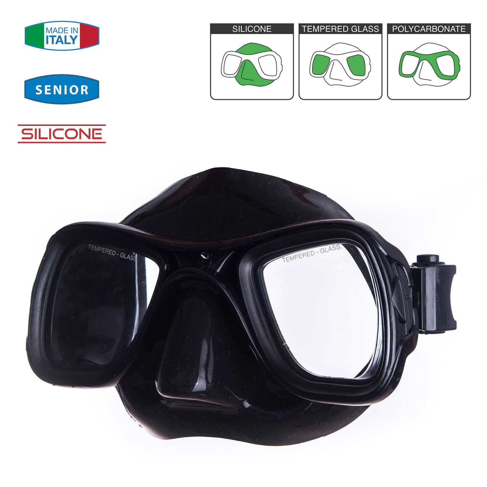 Duikmasker Sphera Snorkel Zwembril Mist Volwassenen Silicone 2/2