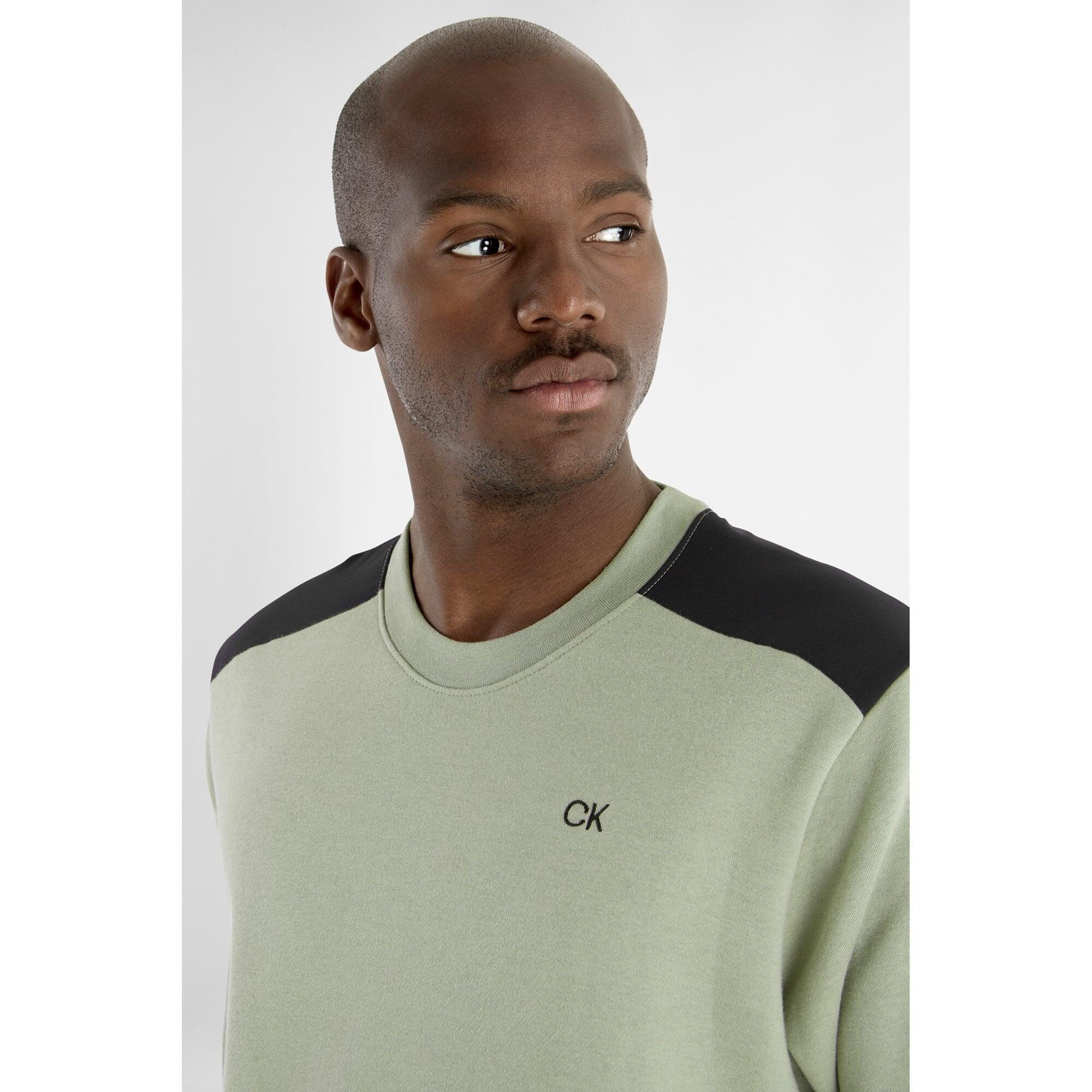 Calvin Klein Walker Crew Sweatshirt Cameo Green 5/5