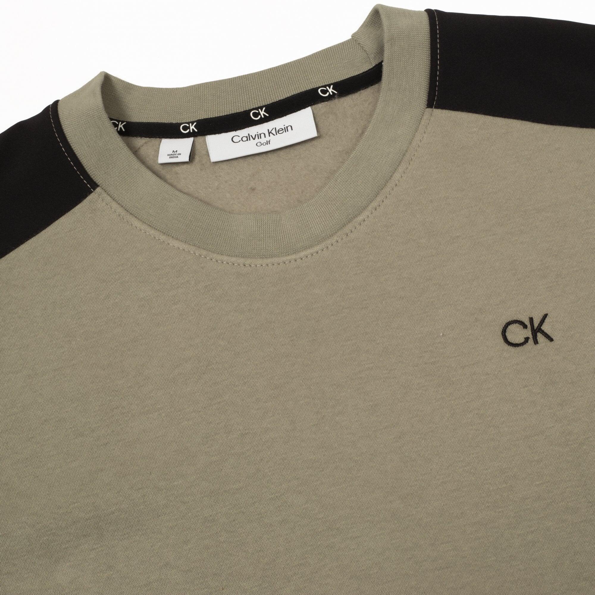 Calvin Klein Walker Crew Sweatshirt Cameo Green 3/5