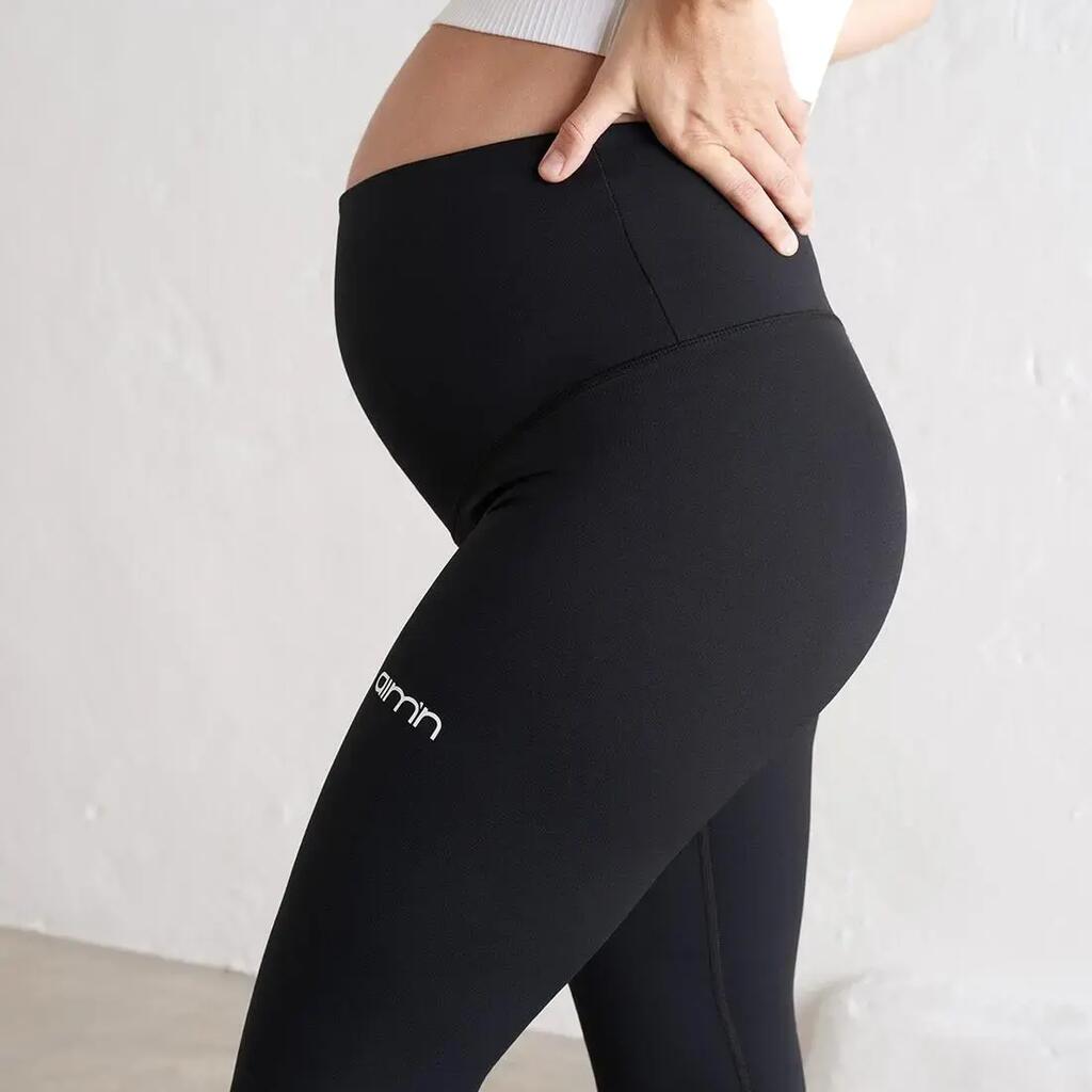 Women's Tights Maternity High-Waisted Squat Proof Aim High Black