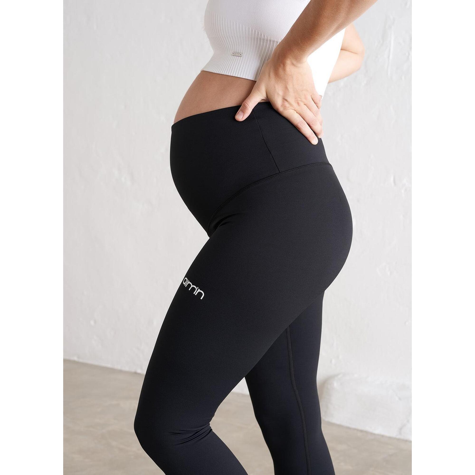 Aim'n - Femme Leggings De Maternité Ultra-soutien Noir - Legging - Noir - 48 Xl - Decathlon