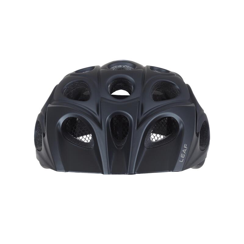 Casco de Bicicleta BTT Leaf Carbon Negro