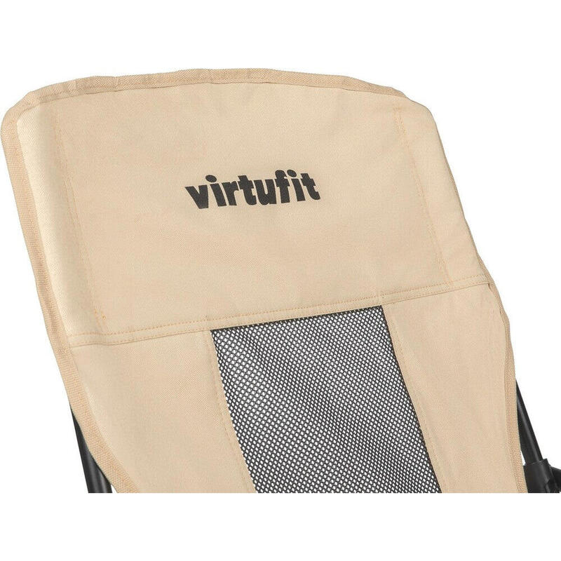 VirtuFit Scaun de Plaja Pliabil - Bej