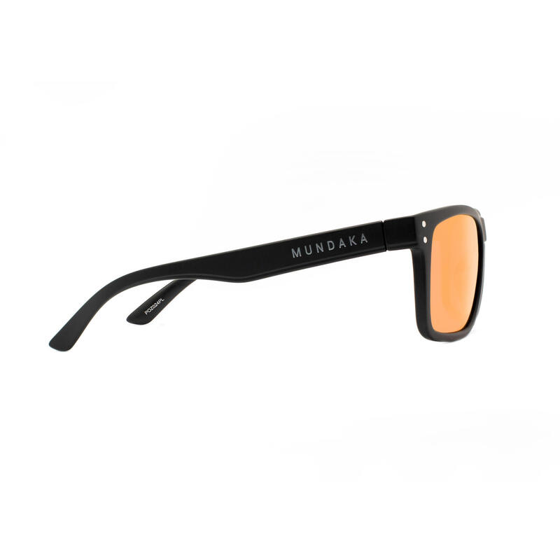 **Lunettes de soleil POZZ' noir mat, CX Polarisés ROUGE cat.3 - MUNDAKA**