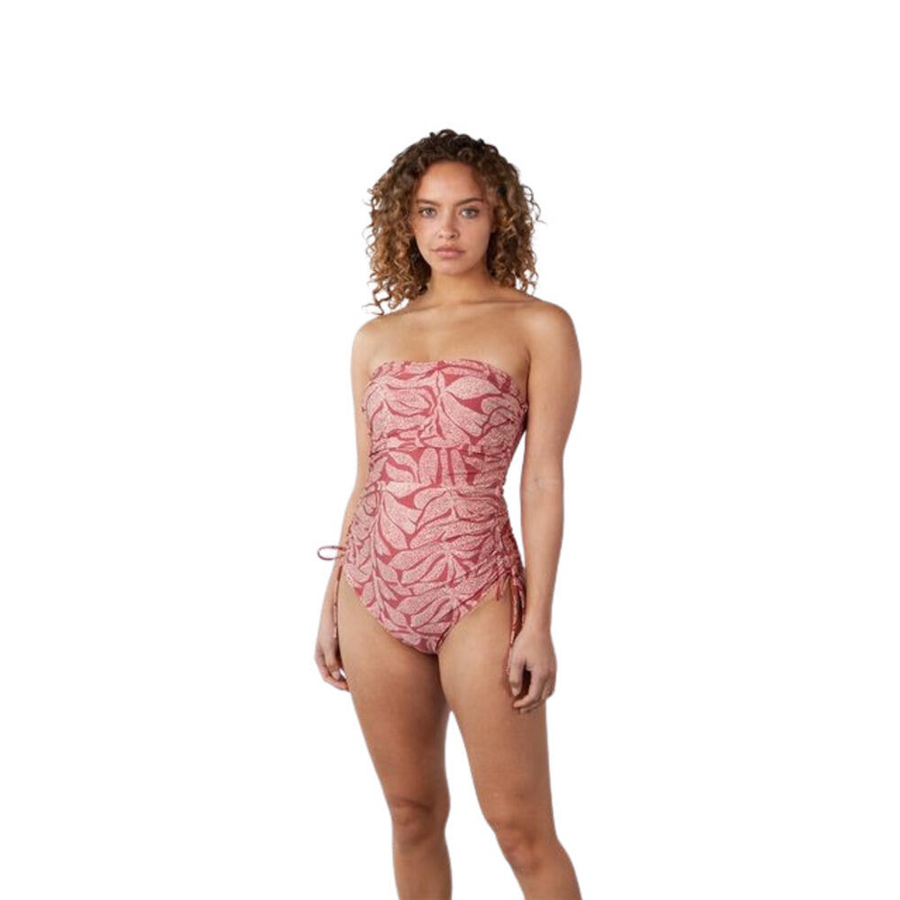 Bañador mujer Akamu Bandeau One Piece rosa 2/3