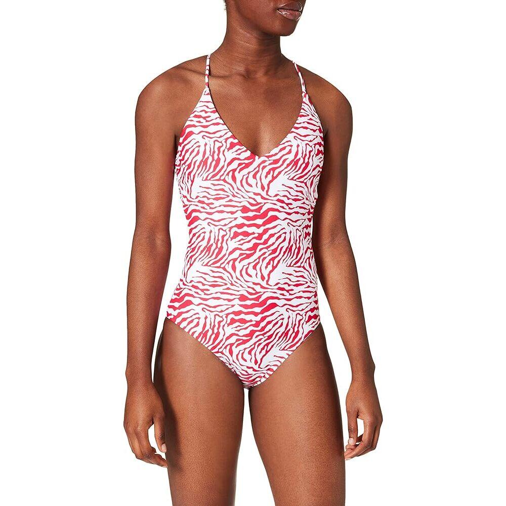 Bañador Mujer Galia Plunge Onepice rosa 2/3