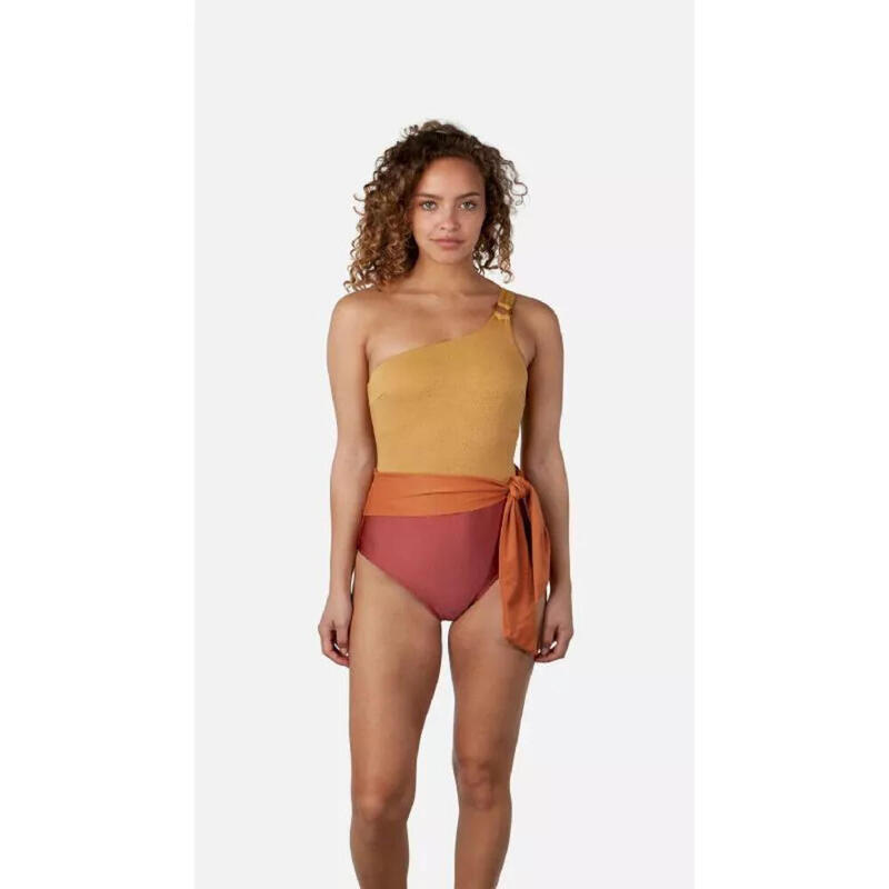 Bañador mujer Rioos One Shoulder One Piece multicolor