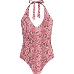 Bañado mujer Keona Halter One Piece rosa