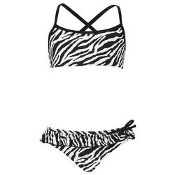 Conjunto Bikini niña Zanzi Cross Back negro