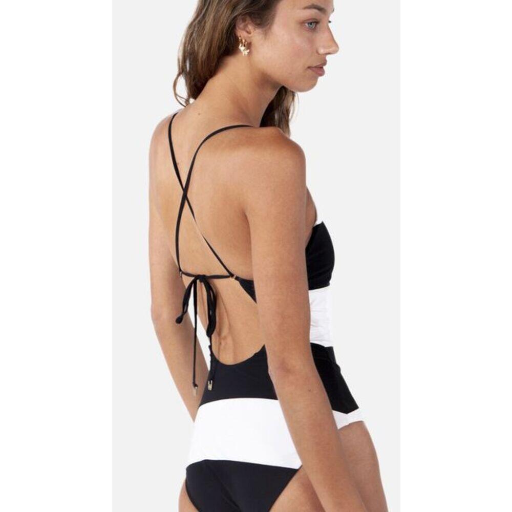 Damen Badeanzug W AVOCAH PLUNGE ONE PIECE 3/4