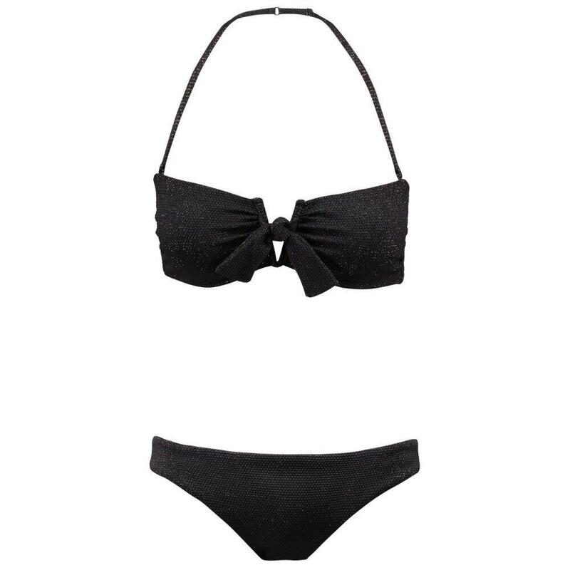 Conjunto Bikini mujer Jarrah Bandeau negro