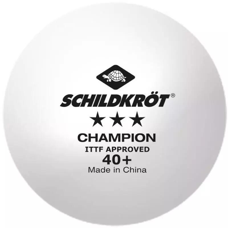 Schildkröt Balle de tennis de table « 3-Stern Champion », Lot de 120