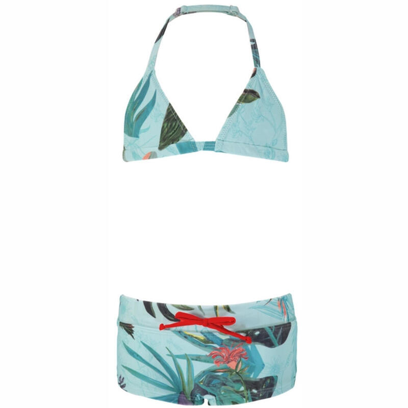 Conjunto Bikini niña Niven Triangle azul