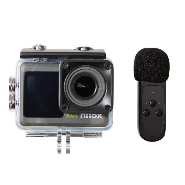 Videocámara deportiva Nilox Action Cam XMIC con micrófono inalámbrico 6/7