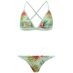 Conjunto Bikini niña Paz Triangle verde