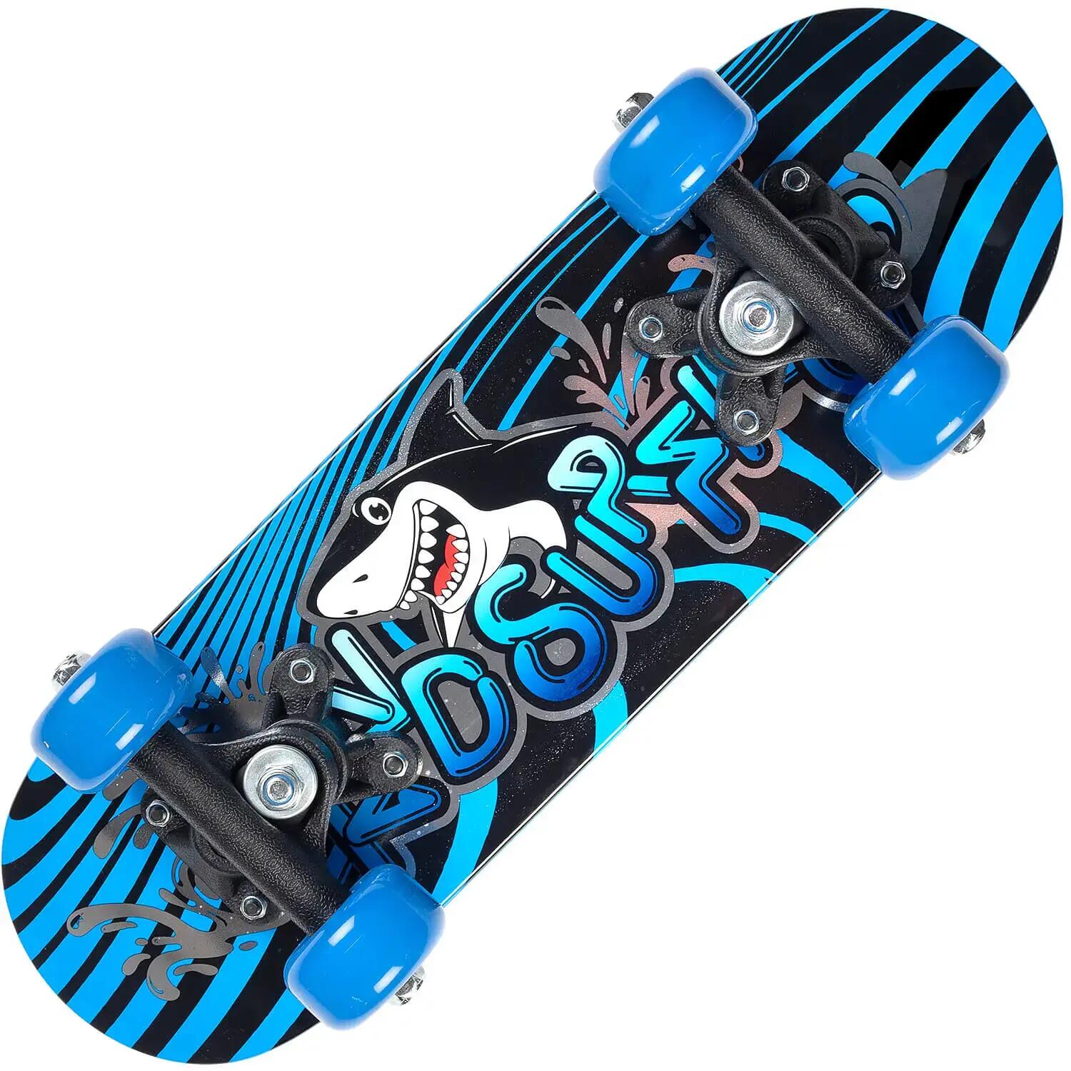 Penny Board Shark, 41x12cm, albastru 3/6