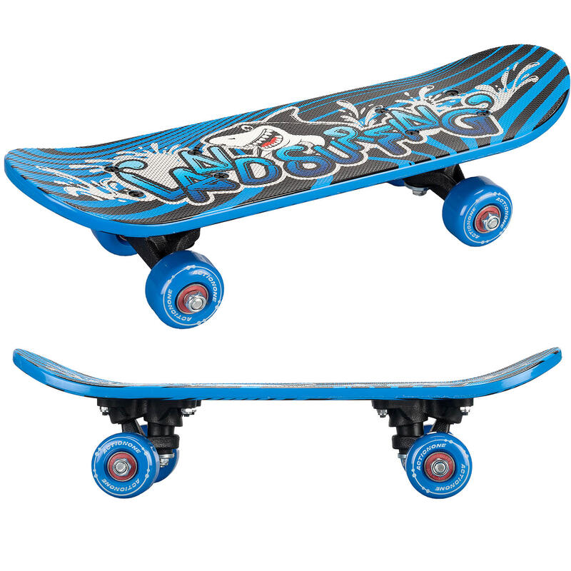 Penny Board Shark, 41x12cm, albastru