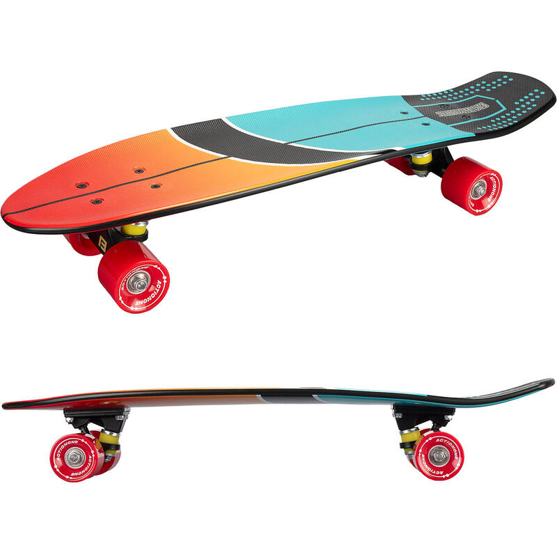 Penny Board Hawaii Sunset, 26", aluminium truck, 100kg, roti rosii