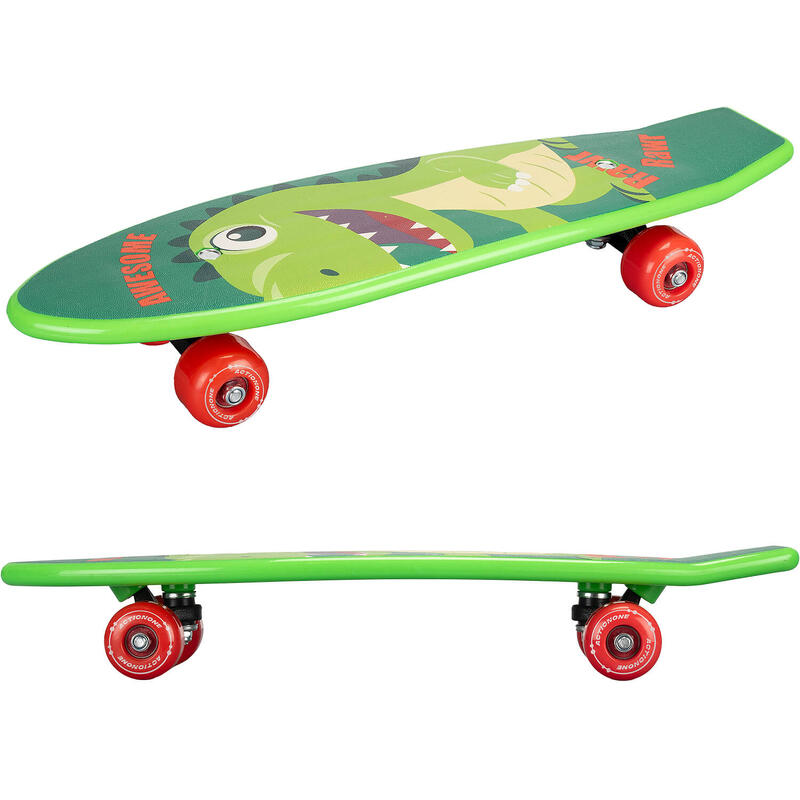 Penny Board T-Rex, 53x14.5cm, verde