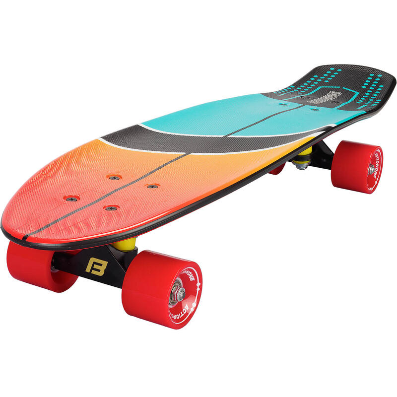 Penny Board Hawaii Sunset, 26", aluminium truck, 100kg, roti rosii