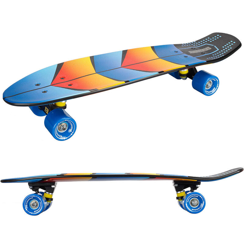 Penny Board Hawaii Surfing, 26", aluminium truck, 100kg, roti albastre