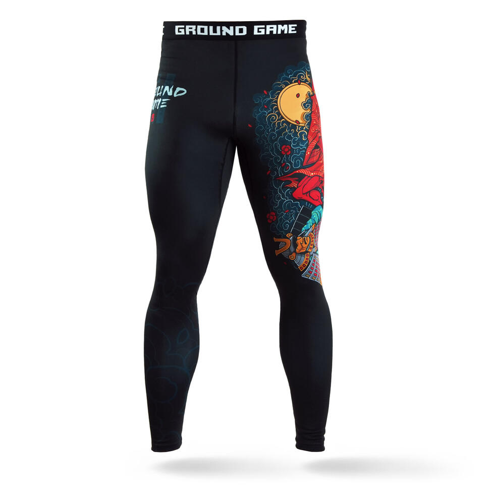Legginsy do sportów walki męskie Ground Game Ashi Garami