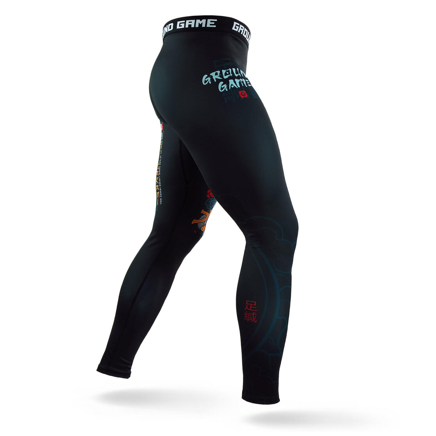 Legginsy do sportów walki męskie Ground Game Ashi Garami 3/5