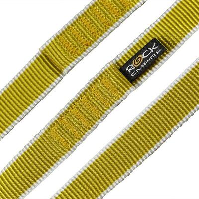 Fettuccia Rock Empire 20 mm x 180 cm nylon gialla per arrampicata e ancoraggi