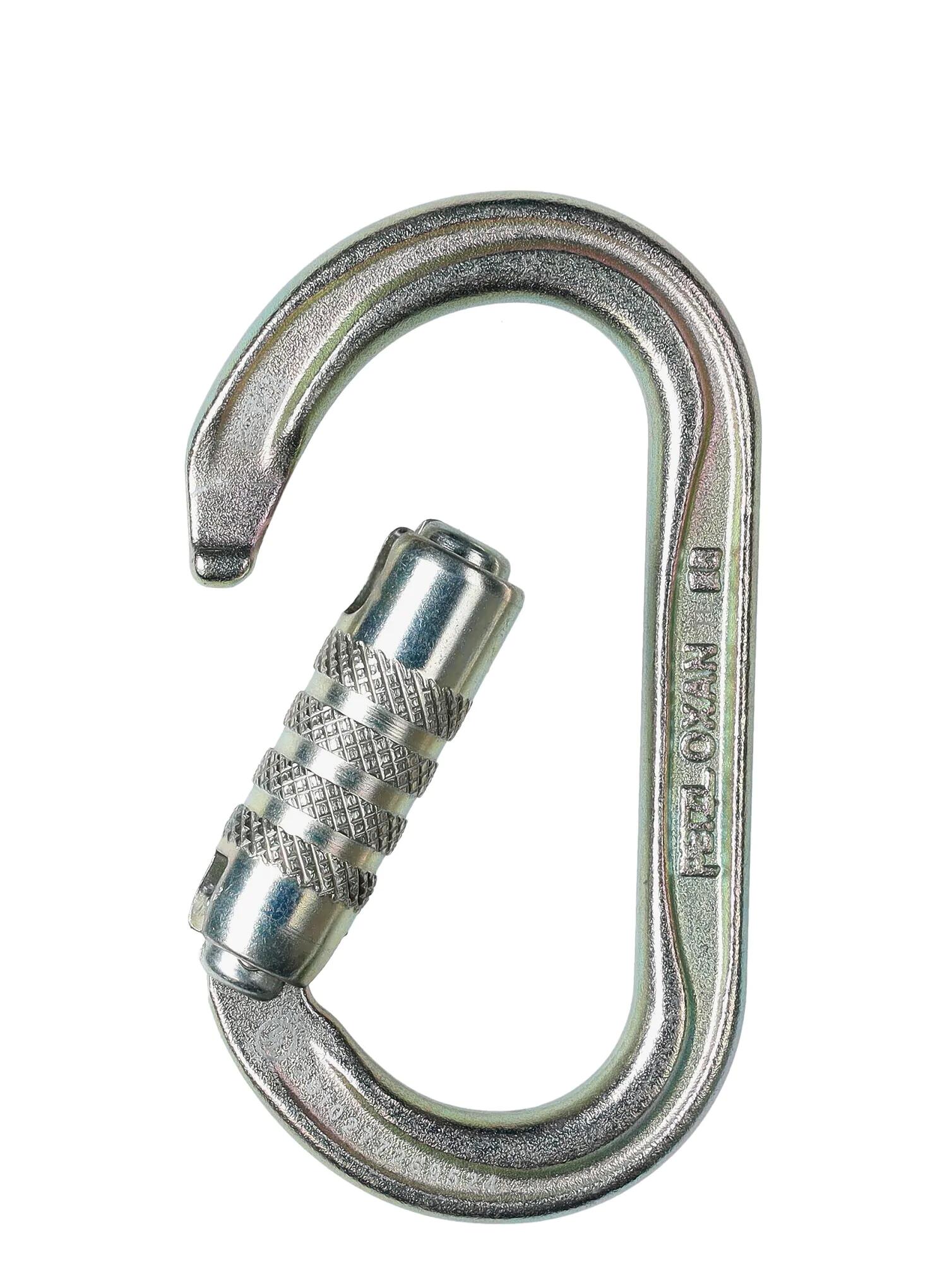 Mousqueton acier PETZL Oxan Triact-Lock oval Keylock CAPTIV 2/4