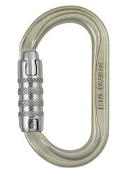 Mousqueton acier PETZL Oxan Triact-Lock oval Keylock CAPTIV