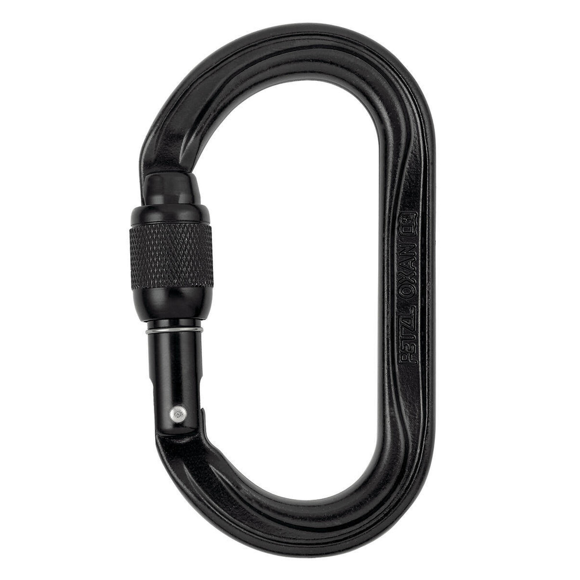 Petzl - Petzl Oxan Mousqueton Acier Noir Vis/keylock Résistant Pour Amarrages Fixes - Mousqueton - Noir|rouge - Taille Unique - Decathlon