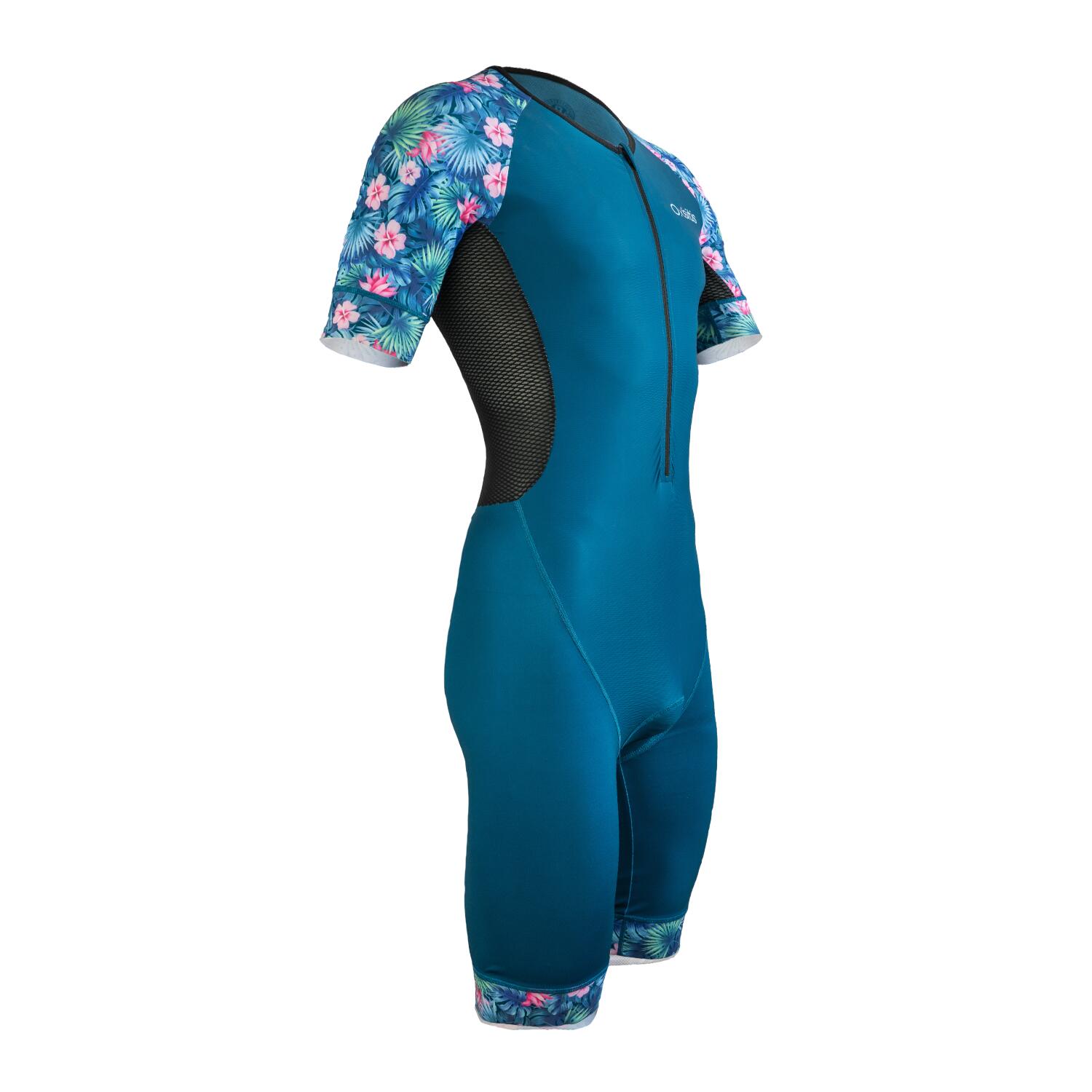 Combinaison trifonction pour le triathlon manches courtes - S 3/4