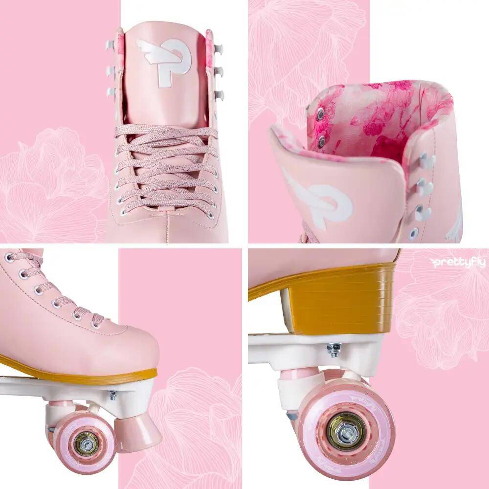 Patine cu rotile ajustabile Prettyfly marime 35-38 Pink 2/3