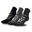 Set mit 3 Pilates-Socken in 3 verschiedenen Farben zum Preis von 2