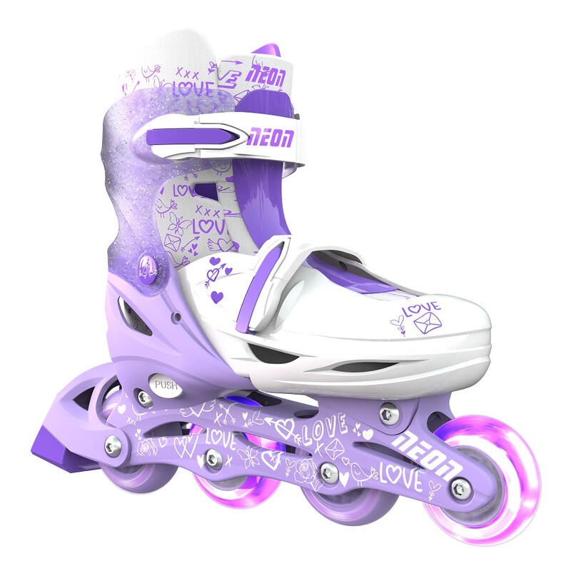 Role 2 in 1 Neon Combo Skates marime 34-37 Purple