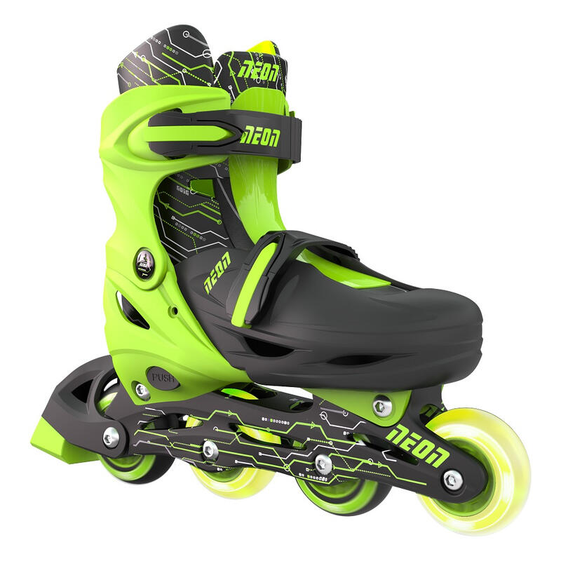 Role 2 in 1 Neon Combo Skates marime 34-37 Green